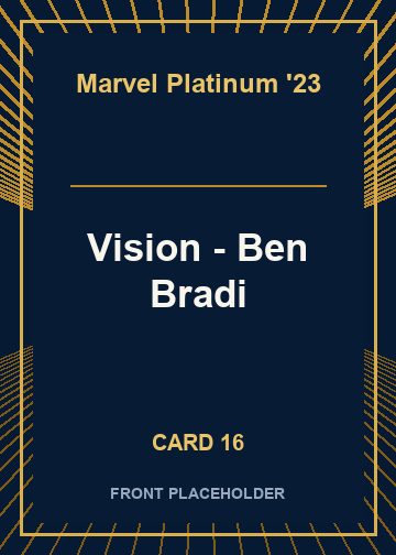 Vision - Ben Bradi card thumbnail