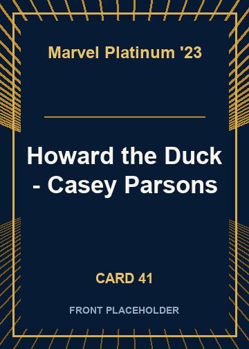 Howard the Duck - Casey Parsons card thumbnail