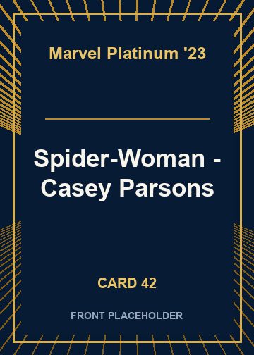 Spider-Woman - Casey Parsons card thumbnail