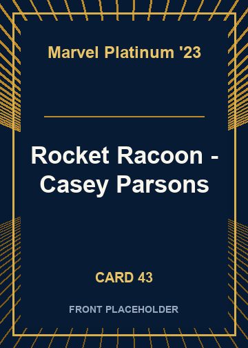 Rocket Racoon - Casey Parsons card thumbnail