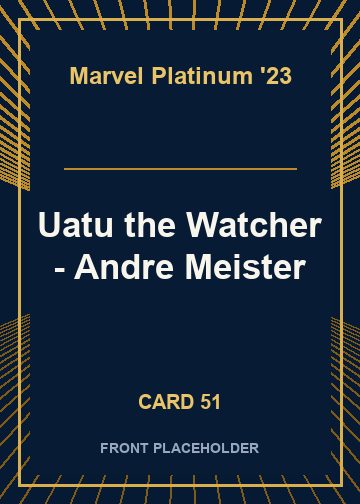 Uatu the Watcher - Andre Meister card thumbnail