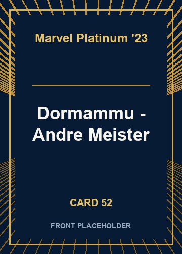 Dormammu - Andre Meister card thumbnail