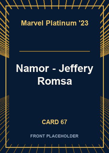 Namor - Jeffery Romsa card thumbnail