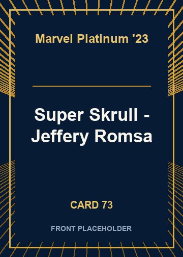 Super Skrull - Jeffery Romsa card thumbnail