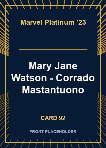 Mary Jane Watson - Corrado Mastantuono card thumbnail