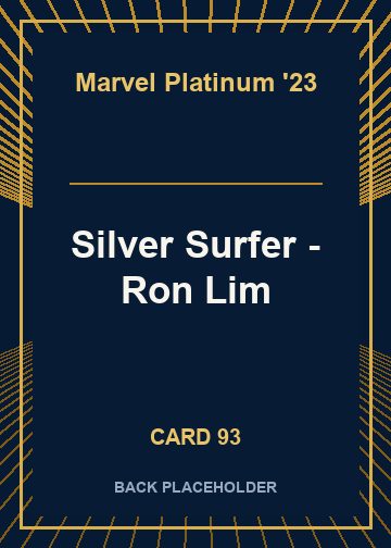 Silver Surfer - Mike Allred back card image