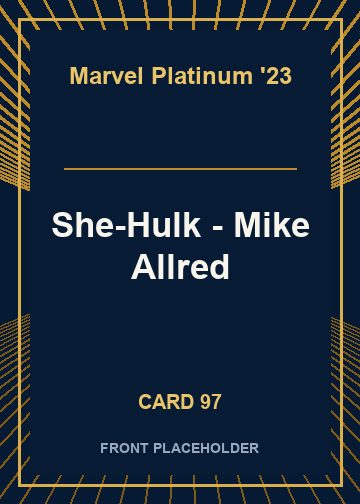She-Hulk - Mike Allred card thumbnail