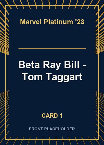 Beta Ray Bill - Tom Taggart front card image