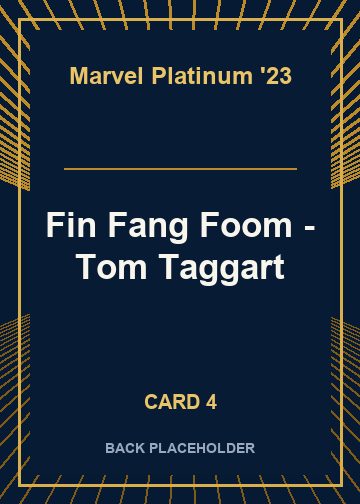 Fin Fang Foom - Tom Taggart back card image