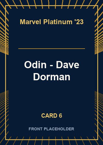 Odin - Dave Dorman card thumbnail