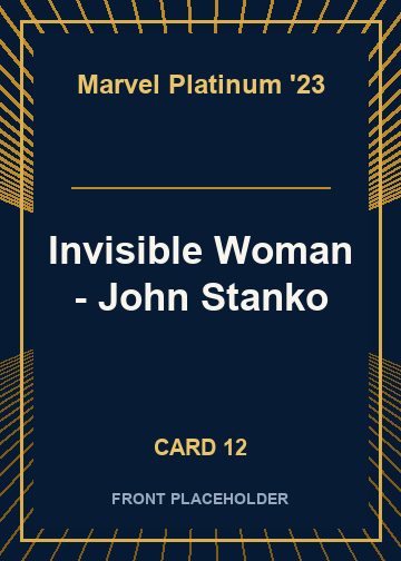 Invisible Woman - John Stanko card thumbnail