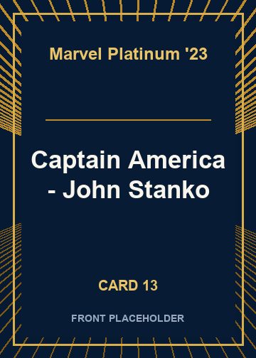 Captain America - John Stanko card thumbnail