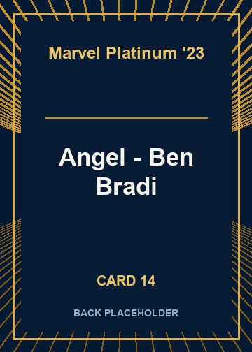 Angel - Ben Bradi back card image