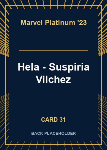 Hela - Suspiria Vilchez back card image