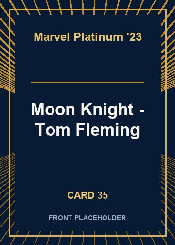 Moon Knight - Tom Fleming card thumbnail