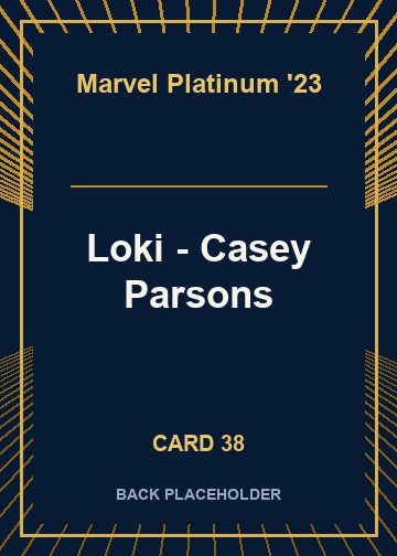Loki - Casey Parsons back card image