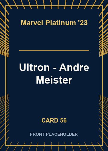 Ultron - Andre Meister front card image