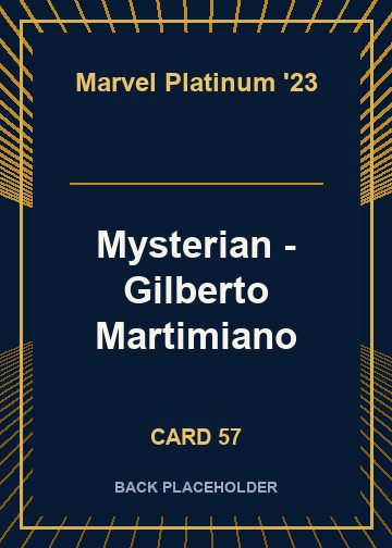 Mysterian - Gilberto Martimiano back card image