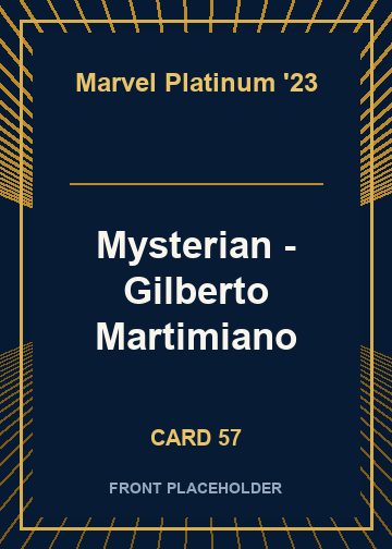 Mysterian - Gilberto Martimiano card thumbnail