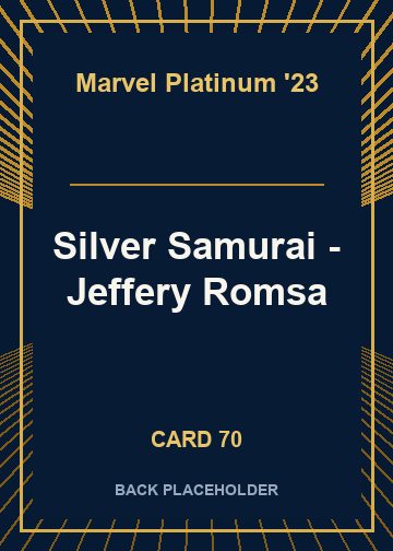 Silver Samurai - Jeffery Romsa back card image