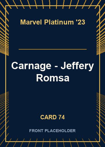 Carnage - Jeffery Romsa card thumbnail