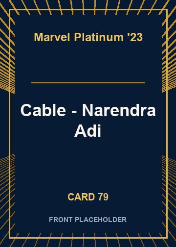 Cable - Narendra Adi card thumbnail