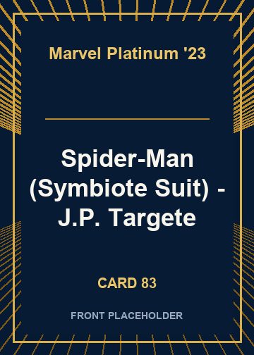 Spider-Man (Symbiote Suit) - J.P. Targete card thumbnail