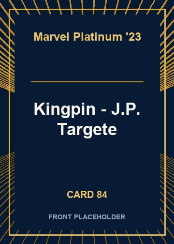 Kingpin - J.P. Targete card thumbnail