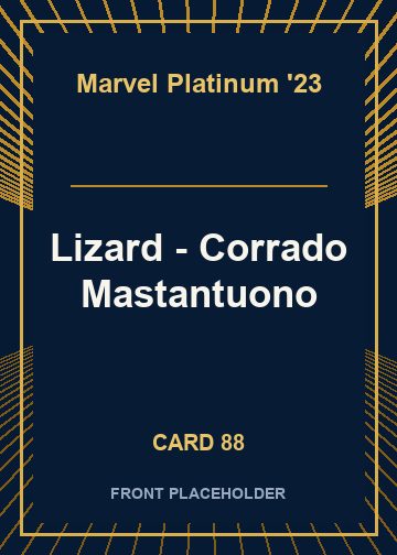 Lizard - Corrado Mastantuono card thumbnail