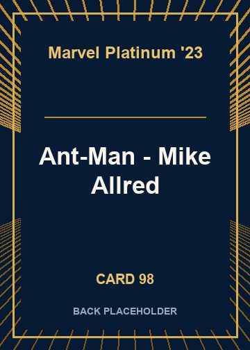 Ant-Man - Mike Allred back card image