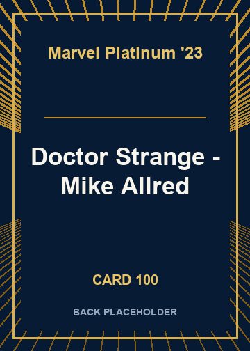 Doctor Strange - Mike Allred back card image