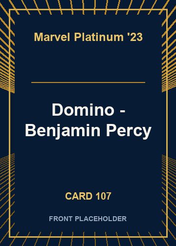 Domino - Benjamin Percy front card image