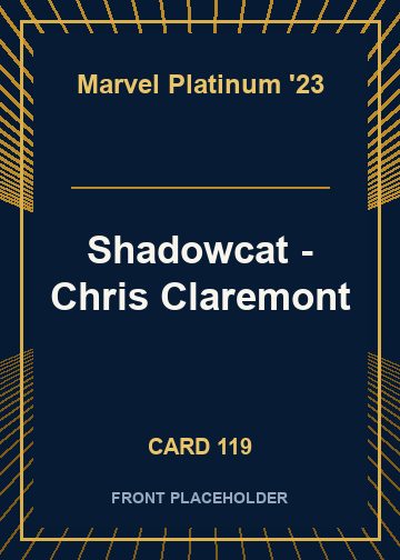 Shadowcat - Chris Claremont card thumbnail