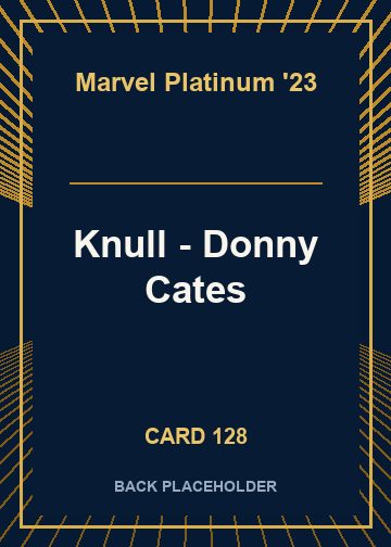 Knull - Donny Cates back card image