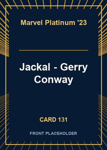 Jackal - Gerry Conway card thumbnail