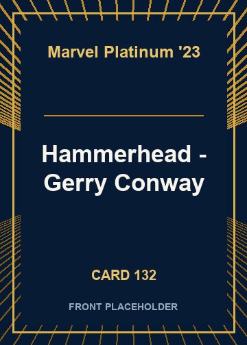 Hammerhead - Gerry Conway front card image