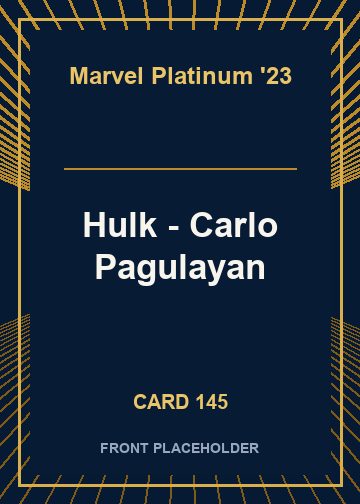 Hulk - Carlo Pagulayan card thumbnail