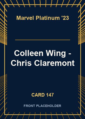 Colleen Wing - Chris Claremont card thumbnail