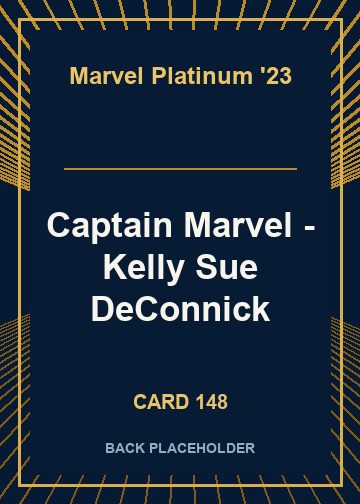 Captain Marvel - Kelly Sue DeConnick back card image