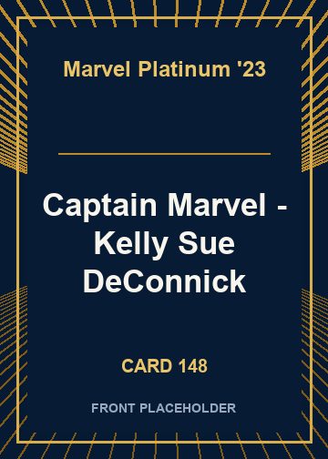 Captain Marvel - Kelly Sue DeConnick card thumbnail