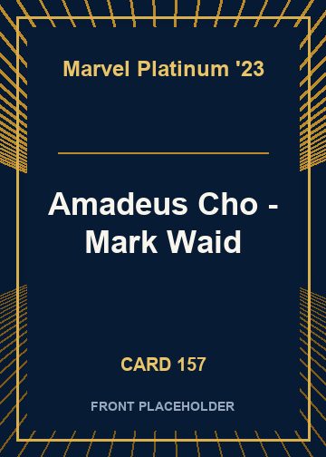 Amadeus Cho - Mark Waid card thumbnail