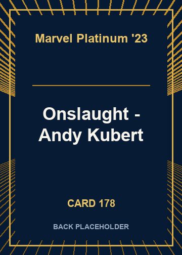 Onslaught - Andy Kubert back card image