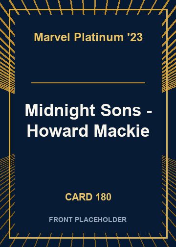 Midnight Sons - Howard Mackie card thumbnail