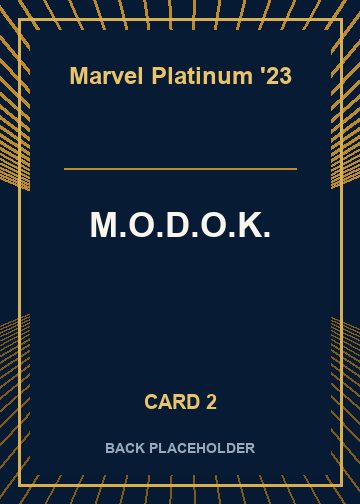 M.O.D.O.K. back artwork