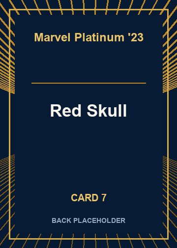 Red Skull back artwork