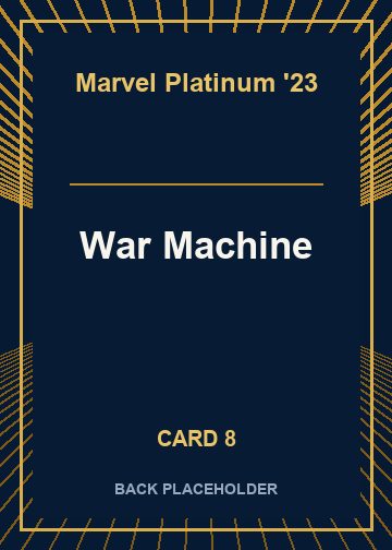 War Machine back artwork