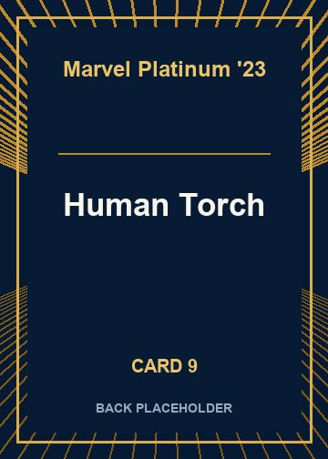 Human Torch back artwork