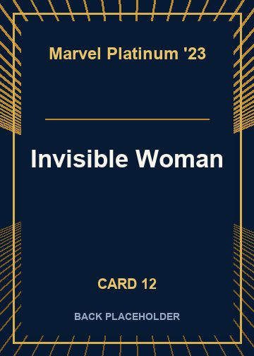 Invisible Woman back artwork