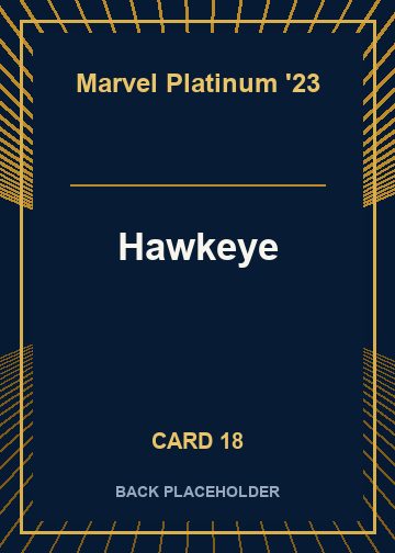 Hawkeye back artwork