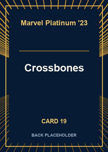Crossbones back artwork
